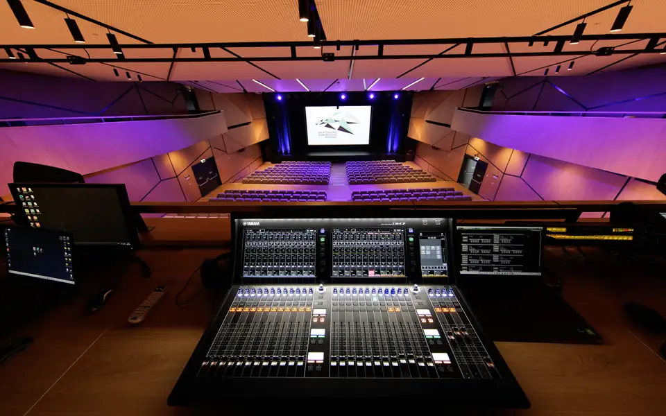 Conference room with modern AV technology